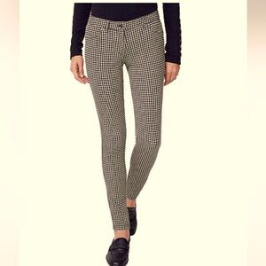 NWT J.McLaughlin Becca Jean, Black/Sand Two-Tone Check, Size 8